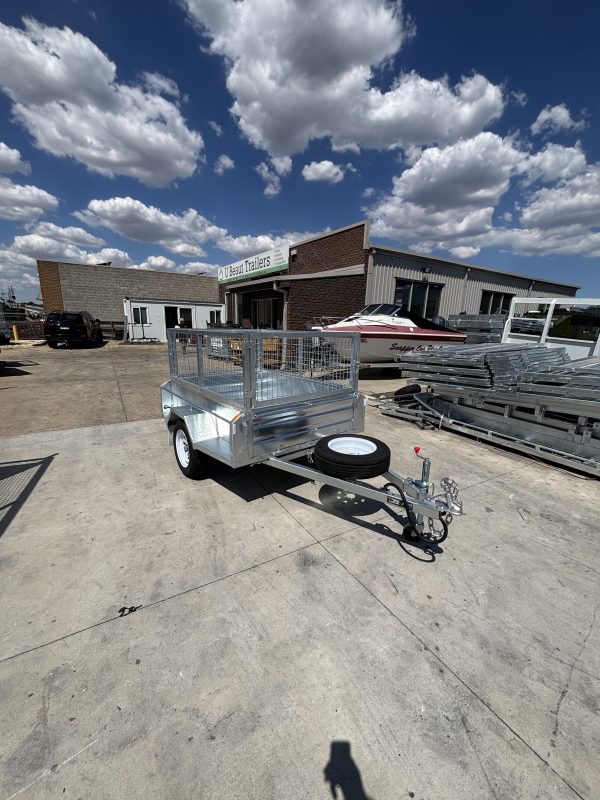 6x4 box trailer galvanised galvanized 750kg Heavy duty U Beaut Trailers
