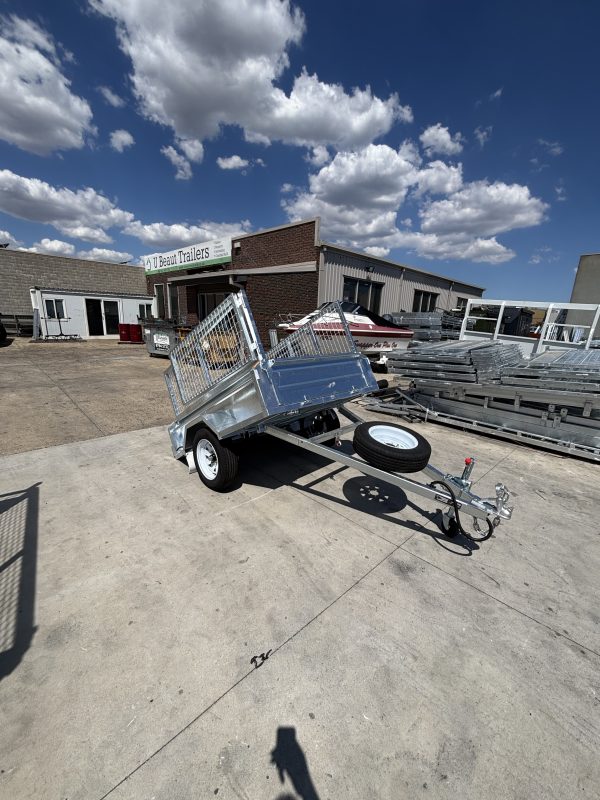 6x4 box trailer galvanised galvanized 750kg Heavy duty U Beaut Trailers