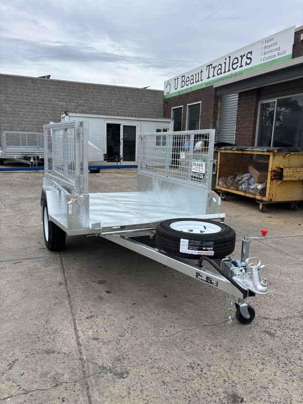U-beaut-Trailers-6x4-box-trailer-cage-galvanised-front open