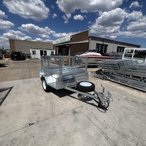 6×4 Single Axle Heavy Duty Galvanised Tipper with 400mm sides