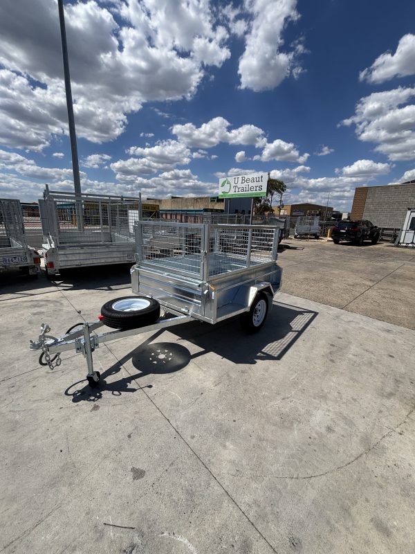 6x4 box trailer galvanised galvanized 750kg Heavy duty U Beaut Trailers