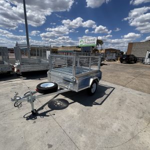 6×4 Single Axle Heavy Duty Galvanised Tipper with 400mm sides