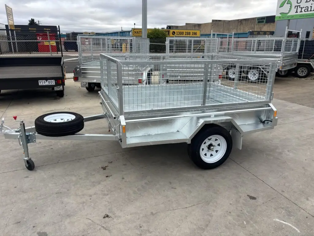 7×5 Single Axle Tipper Trailer – 300mm sides