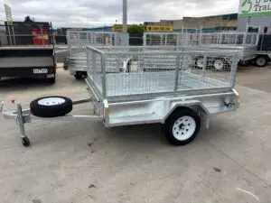 7x5 Single Axle Heavy Duty Galvanised Tipper with 300mm sides