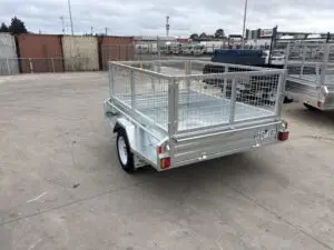 7x5 Single Axle Heavy Duty Galvanised Tipper with 300mm sides