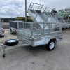 7×5 Single Axle Heavy Duty Galvanised Tipper with 400mm sides