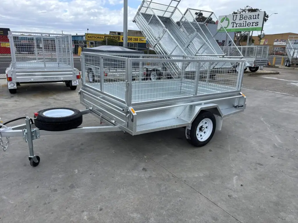 8×5 Single Axle Tipper Trailer – 300mm sides