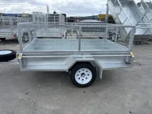 8x5 Single Axle Heavy Duty Galvanised Tipper with 300mm sides