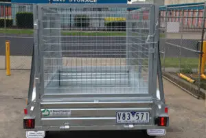 7x4 Single Axle Heavy Duty Galvanised Tipper with 300mm sides