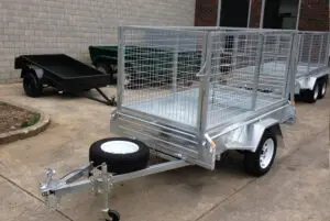 7x4 Single Axle Heavy Duty Galvanised Tipper with 300mm sides