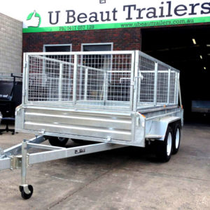 10×6 Tandem Axle Heavy Duty Galvanised with 400mm sides, 2800kg ATM