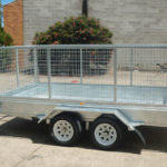 12 x 6 Heavy Duty Single Axle Tipper Trailer Galvanised Checker Plate 300mm sides