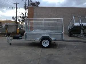 8x5 Single Axle Heavy Duty Galvanised Tipper with 400mm sides