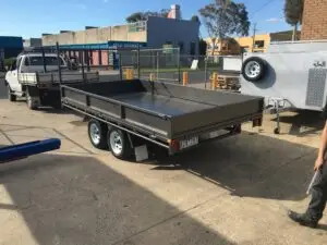 12x7 Flat Top Trailer Tandem, 2,800 kg rating