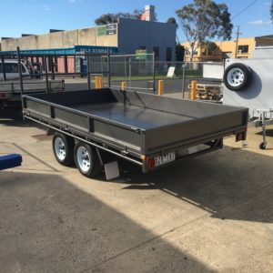 12×7 Flat Top Trailer Tandem, 2,800 kg rating