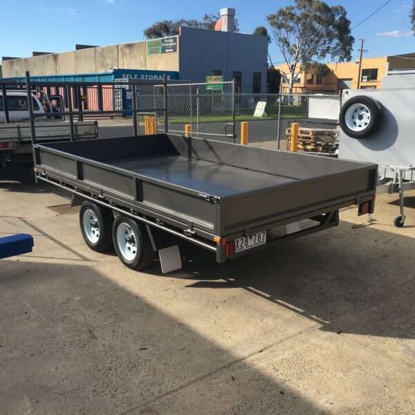 12×7 Flat Top Trailer Tandem, 2,800 kg rating