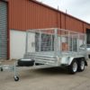 8×5 Tandem Axle Box Trailer Galvanised Cage Heavy Duty 2800kg ATM