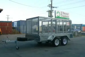 10x5 Tandem Stock Crate Trailer