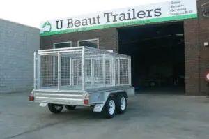 10x5 Tandem Stock Crate Trailer
