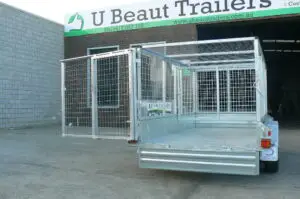10x5 Tandem Stock Crate Trailer