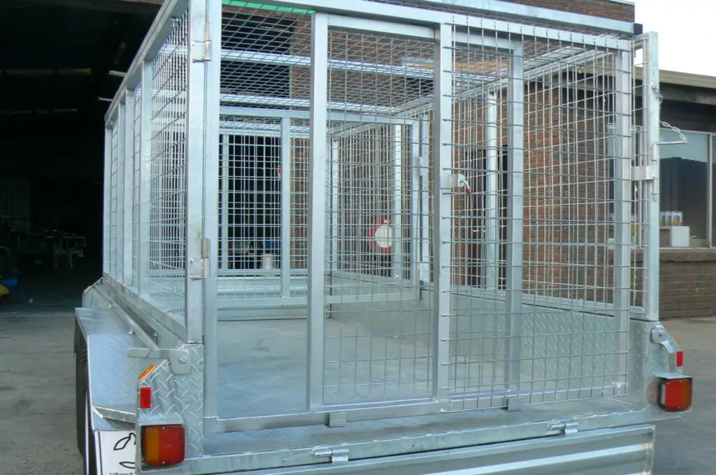 10x5 Tandem Stock Crate Trailer