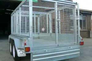 10x5 Tandem Stock Crate Trailer