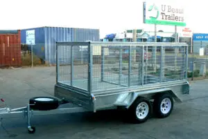 10x5 Tandem Stock Crate Trailer