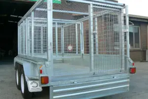 10x5 Tandem Stock Crate Trailer
