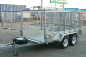 10x5 Tandem Stock Crate Trailer