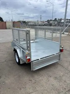 6x4 Single Axle Heavy Duty Galvanised Tipper with 300mm sides