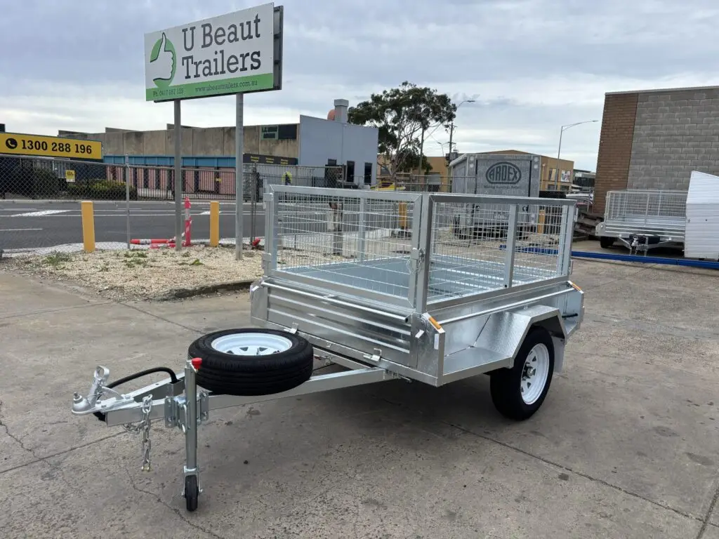 6x4 Single Axle Heavy Duty Galvanised Tipper with 300mm sides