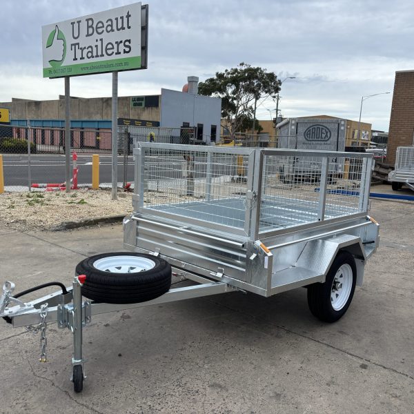 6×4 Single Axle Heavy Duty Galvanised Tipper with 300mm sides