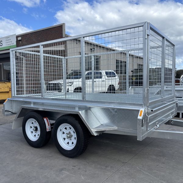 9×5 Tandem Axle Heavy Duty Galvanised with 300mm sides, 2000kg ATM