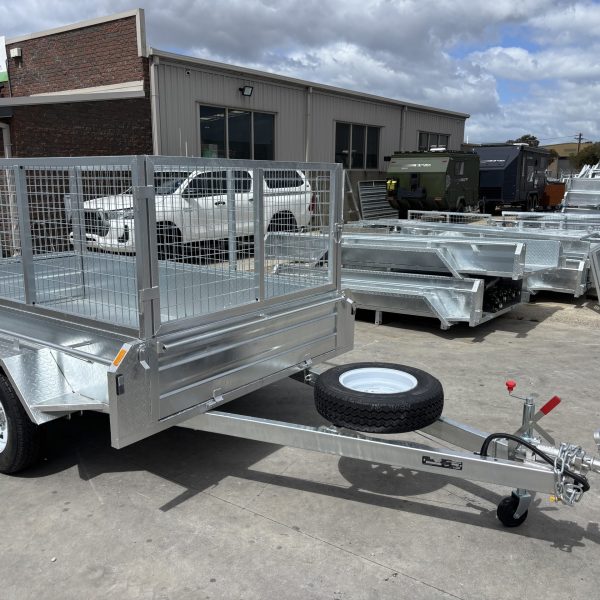 9×5 Tandem Axle Heavy Duty Galvanised with 400mm sides, 2000kg ATM