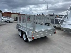 9x5 Tandem Axle Heavy Duty Galvanised with 400mm sides, 2000kg ATM