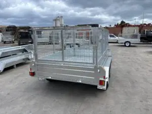 9x5 Tandem Axle Heavy Duty Galvanised with 400mm sides, 2000kg ATM