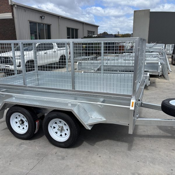 9×5 Tandem Axle Heavy Duty Galvanised with 400mm sides, 2000kg ATM
