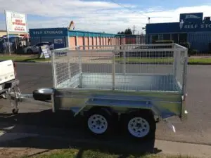 8x5 Tandem Axle Heavy Duty Galvanised with 400mm sides, 2000kg ATM