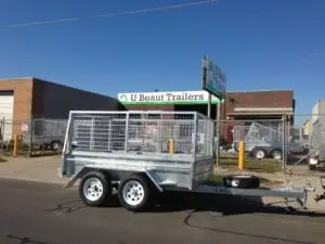 8x5 Tandem Axle Heavy Duty Galvanised with 400mm sides, 2000kg ATM