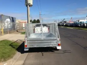 8x5 Tandem Axle Heavy Duty Galvanised with 400mm sides, 2000kg ATM