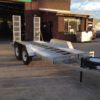 Galvanised Fold Up Trailer Ramps