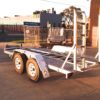 Galvanised Fold Up Trailer Ramps