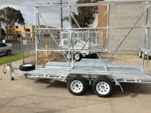 14x6.6 Tandem Window Frame Trailer 2000kg ATM