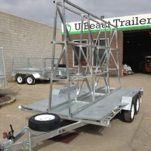 14×6.6 Tandem Window Frame Trailer 2000kg ATM