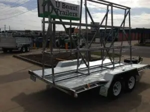 14x6.6 Tandem Window Frame Trailer 2000kg ATM