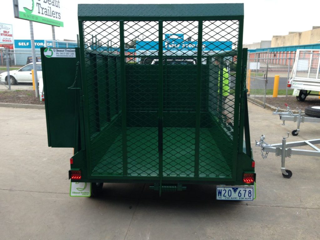 8 × 5 Tandem Lawn Mower Trailer Green 2000kg ATM | U Beaut Trailers