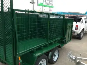 8x5 Tandem Lawn Mower Trailer Green 2000kg ATM