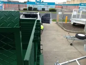 8x5 Tandem Lawn Mower Trailer Green 2000kg ATM