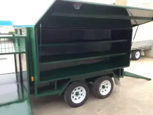 8x5 Tandem Lawn Mower Trailer Green 2000kg ATM