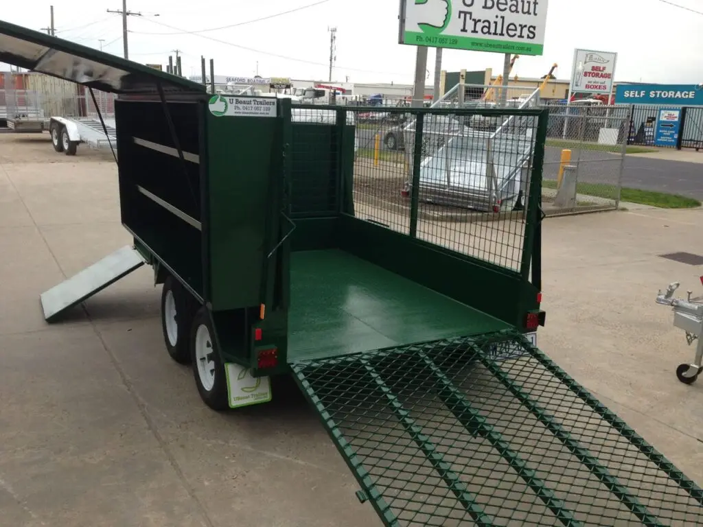 8×5 Tandem Lawn Mower Trailer (Green)